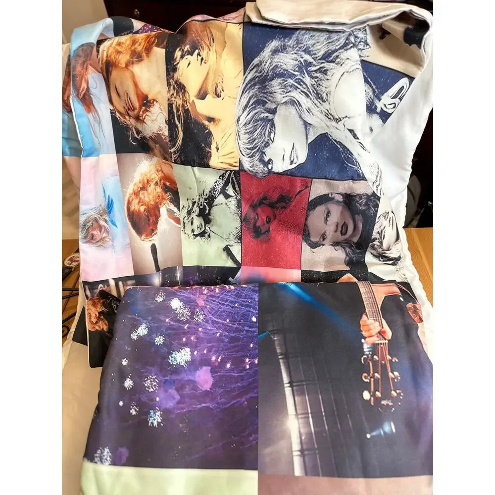 Taylor Swift Queen Duvet Cover and 2 Pillow Case Set New